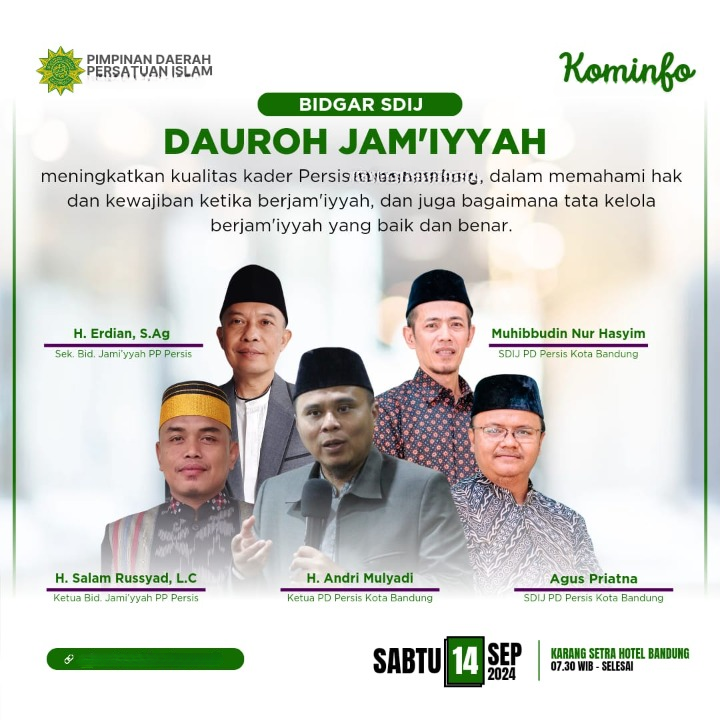 Dauroh Jamiyyah SDIJ PD PERSIS Provinsi Papua Barat